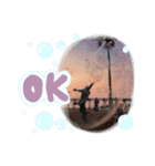 Ocean bubble stars（個別スタンプ：4）