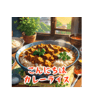 あると助かる！食べ物あいさつスタンプ（個別スタンプ：3）