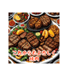 あると助かる！食べ物あいさつスタンプ（個別スタンプ：34）