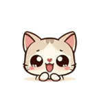 毎日使える＊ねこちゃんスタンプ（個別スタンプ：17）
