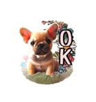 ふわふわもこもこ動物の赤ちゃんスタンプAI（個別スタンプ：6）