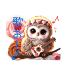 ふわふわもこもこ動物の赤ちゃんスタンプAI（個別スタンプ：16）