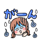 デカ文字・毎日使える優しい女の子（個別スタンプ：36）