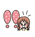 デカ文字・毎日使える優しい女の子（個別スタンプ：39）