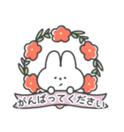【春/敬語】真顔なうさぎ（個別スタンプ：20）