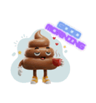 うんこのいろんな気分スタンプセット」（個別スタンプ：17）