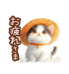 黒白ハチワレねこスタンプ（個別スタンプ：3）