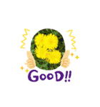 お花が笑ってる（個別スタンプ：4）