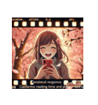 「恋、桜色に染まる。」（個別スタンプ：18）