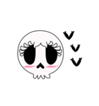【動く♪】014まばたきガイコツスタンプ（個別スタンプ：16）