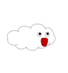 毎日使える！もふもふ雲（個別スタンプ：16）