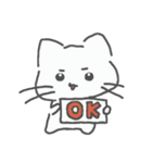 ゆるーっとしたねこさん！（個別スタンプ：3）