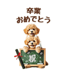癒しプードルの春のあいさつ【BIG】（個別スタンプ：32）
