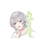まろまゆげの日常3（個別スタンプ：1）