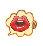 くちびる＆キス5.0（個別スタンプ：9）