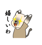 プールサイドのシャム猫（個別スタンプ：35）