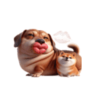 ダックスフント＆柴犬 ずっと一緒（個別スタンプ：12）