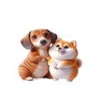 ダックスフント＆柴犬 ずっと一緒（個別スタンプ：29）
