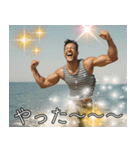 //マッチョ外人の愉快なスタンプ//（個別スタンプ：10）