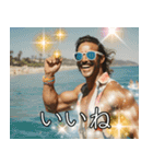 //マッチョ外人の愉快なスタンプ//（個別スタンプ：28）