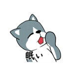 静かな灰色猫（個別スタンプ：23）