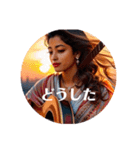 鉋と音楽 黄昏の街（個別スタンプ：6）