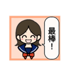 コナ音の女子高生スタンプ（簡体字）（個別スタンプ：7）