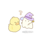 あひるとおばけのすたんぷ（個別スタンプ：6）