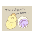 あひるとおばけのすたんぷ（個別スタンプ：11）