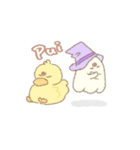 あひるとおばけのすたんぷ（個別スタンプ：13）