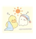 あひるとおばけのすたんぷ（個別スタンプ：19）