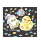 あひるとおばけのすたんぷ（個別スタンプ：22）