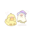 あひるとおばけのすたんぷ（個別スタンプ：24）