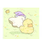 あひるとおばけのすたんぷ（個別スタンプ：34）