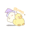 あひるとおばけのすたんぷ（個別スタンプ：40）