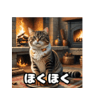 ふとった茶トラのネコ（個別スタンプ：12）