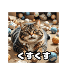 ふとった茶トラのネコ（個別スタンプ：28）
