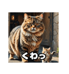 ふとった茶トラのネコ（個別スタンプ：32）