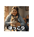 ふとった茶トラのネコ（個別スタンプ：37）