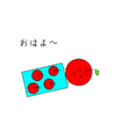 動く★いつものりんごスタンプ（個別スタンプ：2）