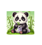 ぱんだの日常ʕ⁠´⁠•⁠ ⁠ᴥ⁠•̥⁠`⁠ʔ（個別スタンプ：2）