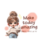 心に染みる言葉で励ますギャル♥（個別スタンプ：3）