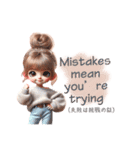 心に染みる言葉で励ますギャル♥（個別スタンプ：13）