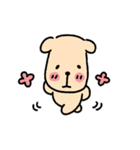 顔の長い子犬（個別スタンプ：4）