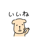 顔の長い子犬（個別スタンプ：10）