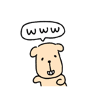 顔の長い子犬（個別スタンプ：15）