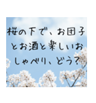 お花見＊春のお誘い（個別スタンプ：16）