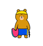 不機嫌なクマ（個別スタンプ：26）