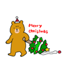 不機嫌なクマ（個別スタンプ：34）