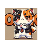 ヤンキー三毛猫（個別スタンプ：1）